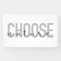 Simple, modern, urban, cool design Choose Nature