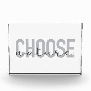 Simple, modern, urban, cool design Choose Nature Photo Block