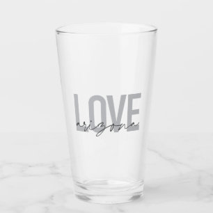 Simple, modern, urban, cool design Love Arizona Glass