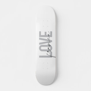 Simple, modern, urban, cool design Love France Skateboard