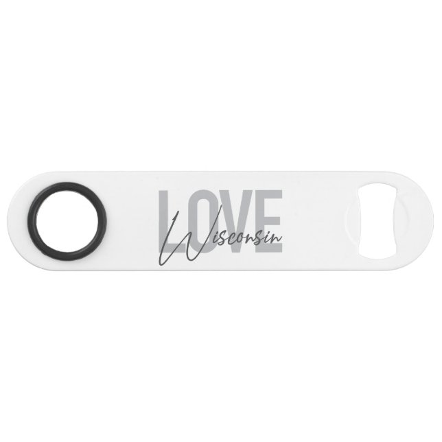 Simple, modern, urban, cool design Love Wisconsin (Front (Horizontal))