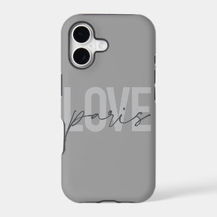 Simple, modern, urban, cool design of Love Paris