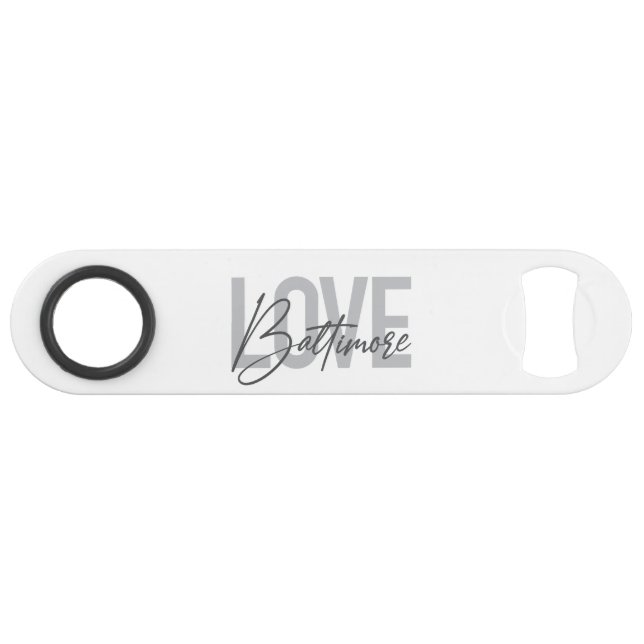 Simple, modern urban trendy design Love Baltimore (Front (Horizontal))