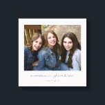 Simple Modern Verse | Grandchildren Photo Canvas Print<br><div class="desc">This simple,  modern photo canvas features one photo template and a verse reading,  "Grandchildren are a gift from the Lord."  You can customise the text,  if desired,  for any use!</div>