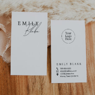Simple Modern Vertical Business Card