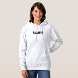 Simple Modern Vienna Austria Art Letter Souvenir  Hoodie