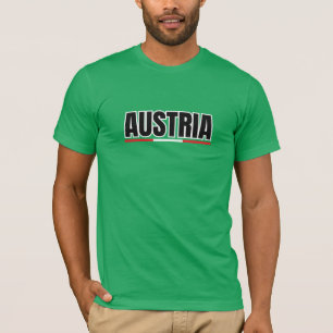 Simple Modern Vienna Austria Art Letter Souvenir  T-Shirt