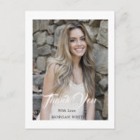 Simple Modern Virtual Graduation Photo Invitation
