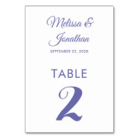Simple modern white dusty purple elegant wedding t