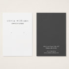 Simple Modern White Earring Display Card