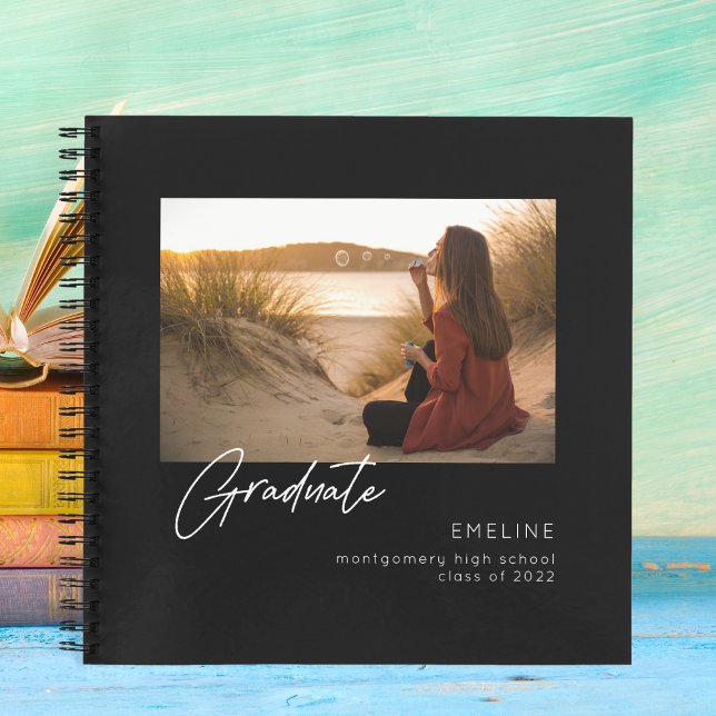 Simple Moments Graduate Guestbook Notebook (Creator Uploaded)
