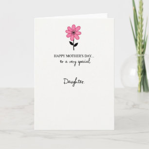 Simple Moms Day Art Card