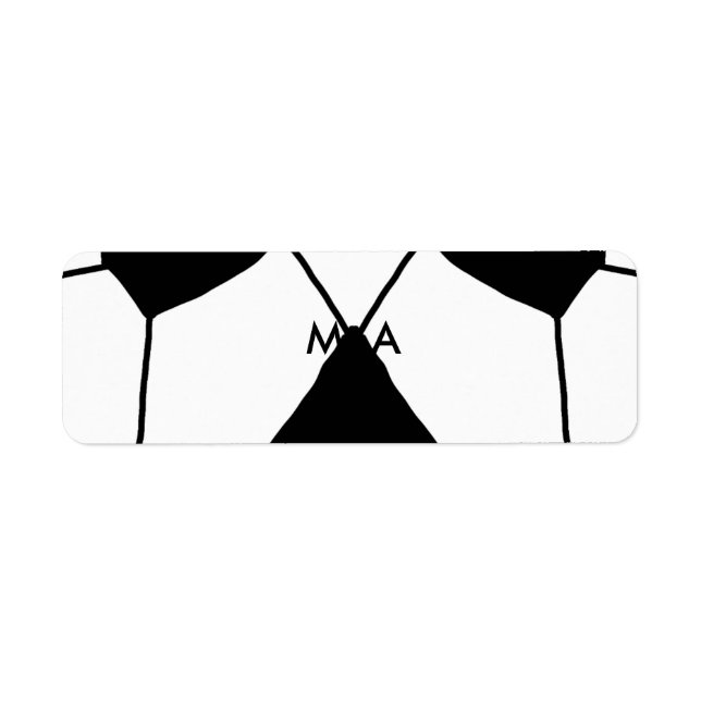 Simple monogram add your name letter man minimal t (Front)