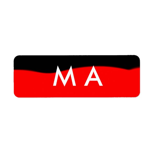 Simple monogram add your name letter man minimal t (Front)