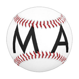 Simple monogram add your name letter man minimal t baseball