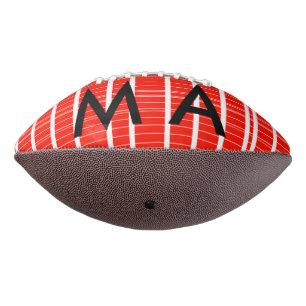 Simple monogram add your name letter man minimal t football