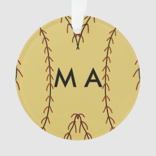 Simple monogram add your name letter man minimal t ornament