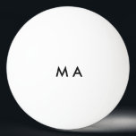 Simple monogram add your name letter man minimal t ping pong ball<br><div class="desc">design</div>
