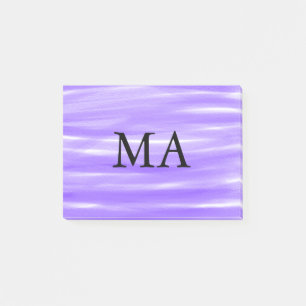 Simple monogram add your name letter man minimal t post-it notes