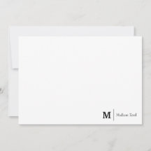 Simple Monogram Business