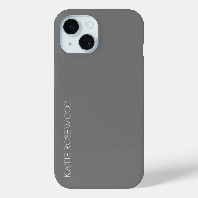 Simple Monogram  Case-Mate iPhone Case (Back)