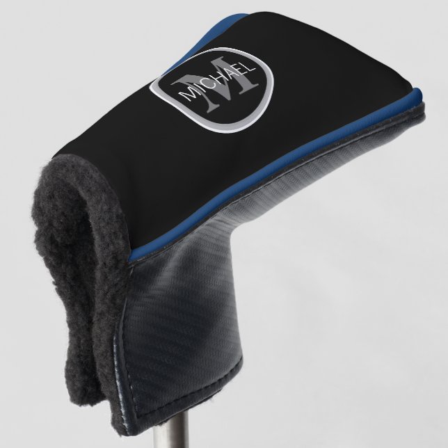 Simple Monogram Golf Head Cover (3/4 Front)