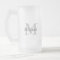 Simple Monogram Initial and Name