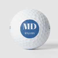 Simple Monogram MD Personalised Doctor
