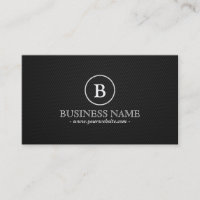 Simple Monogram Pilot/Aviator Business Card