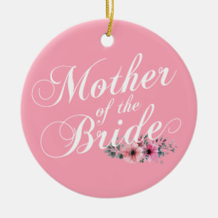Simple Mother of the Bride Wedding Ornament