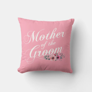 Simple Mother of the Groom Wedding   Throw Pillow