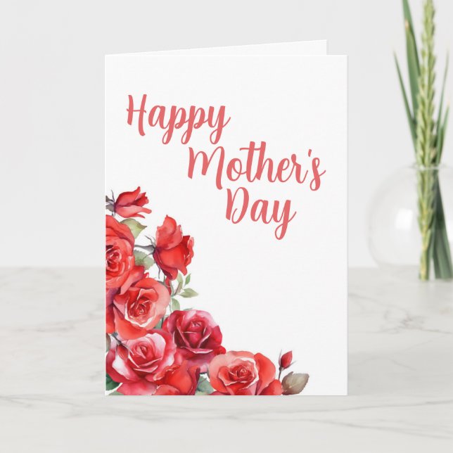 Simple - Mother's Day Thank You Card (Front)