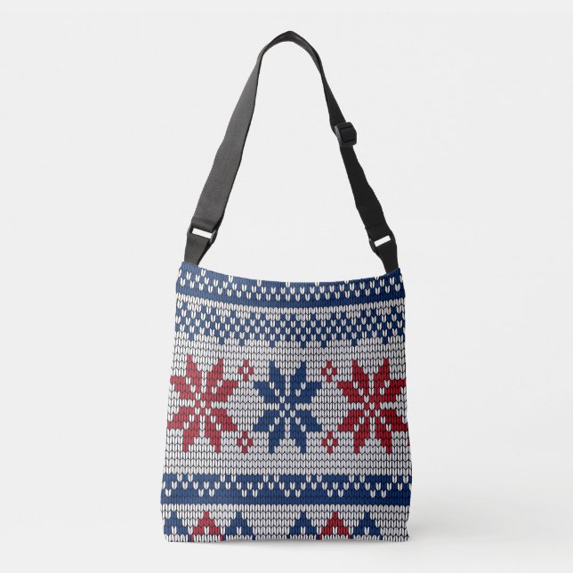 Simple Motifs Pattern 4 Crossbody Bag (Front)