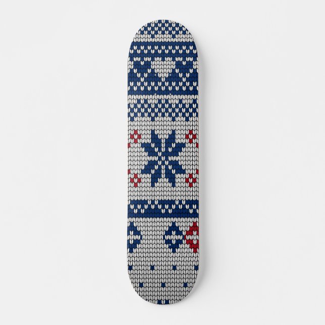 Simple Motifs Pattern 4 Skateboard (Front)