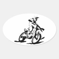Simple Motorcross Bike and Rider