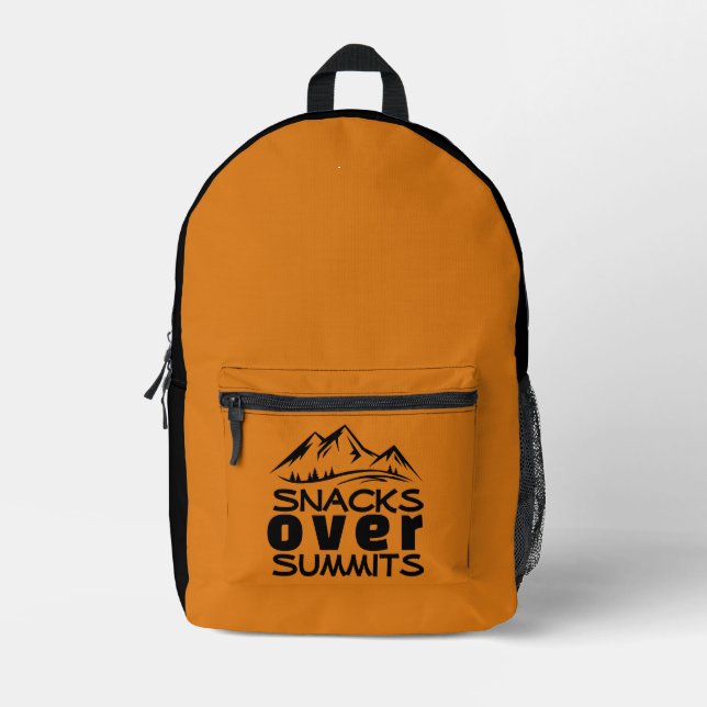 Simple Mountain Art Hiking Backpack Gift (Front)