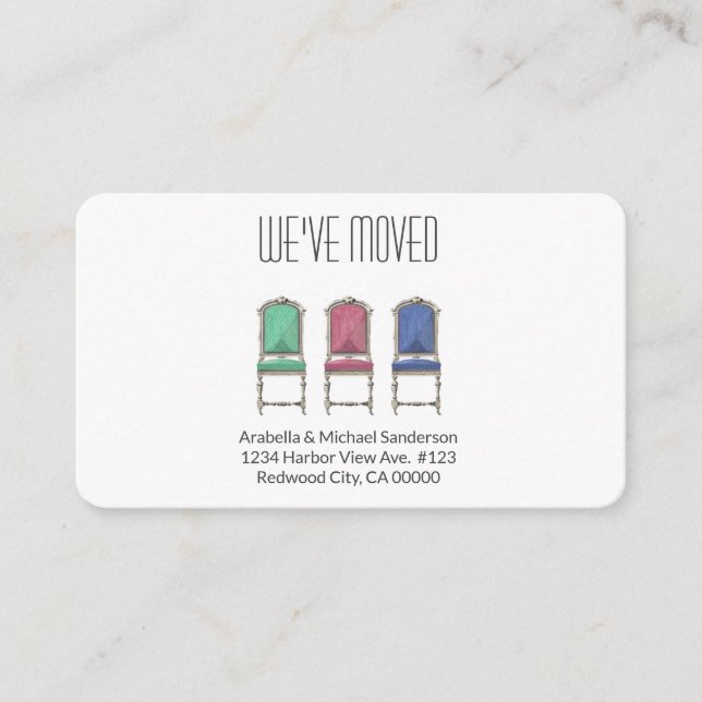 Simple Moving Announcement Colourful Minimalist (Front)