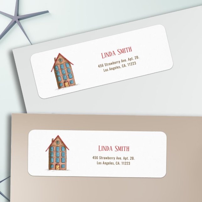 Simple Moving Apartment Building Return Address (Creator Uploaded)