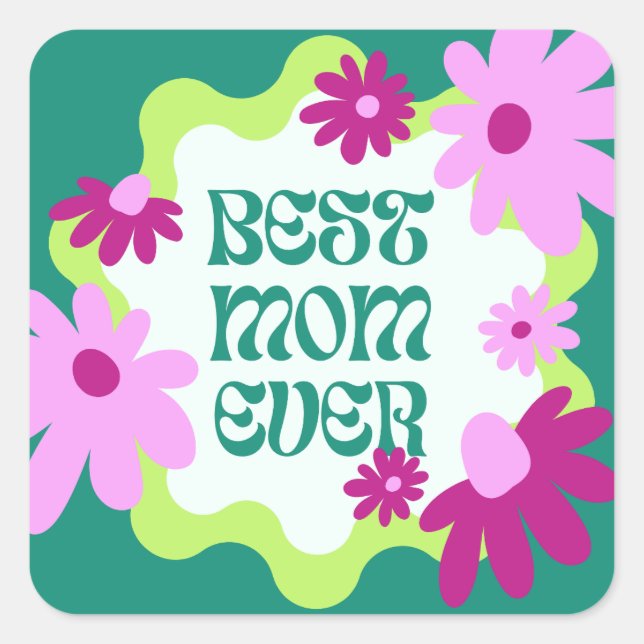 Simple Mum Sticker | raising tiny humans (Front)