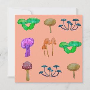 Simple mushroom pattern