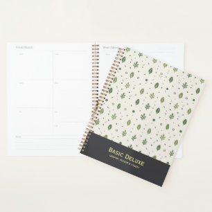 Simple Natural Foliage Design Aesthetic Planner