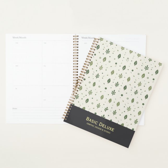 Simple Natural Foliage Design Aesthetic Planner (Display)