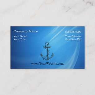 Simple Nautical Business Cards