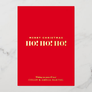 Simple Non-Photo Ho! Ho! Ho! 