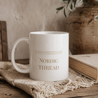 Simple Nordic Thread Classic Mug, 11 oz Coffee Mug