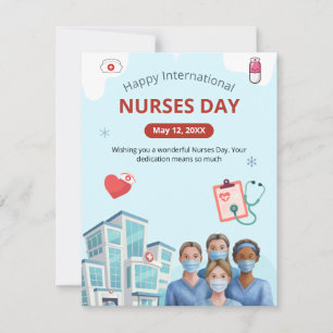 Simple Nurse Greeting Card   coffee & compassion