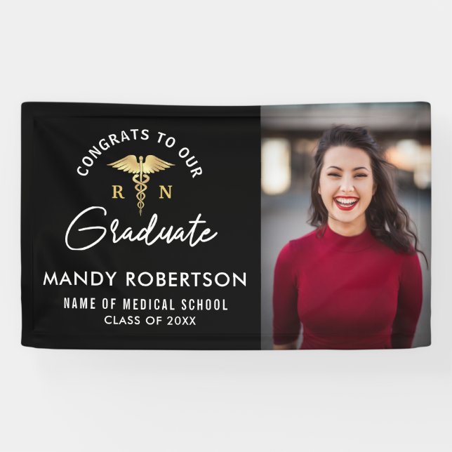 simple nursing graduation Banner (Horizontal)