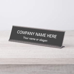 Simple Office Professional Design Template Desk Name Plate