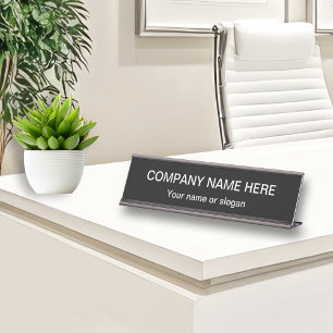Simple Office Professional Design Template Desk Name Plate