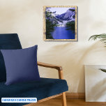 Simple One Colour Medium Blue Cushion<br><div class="desc">Simple Solid Medium Blue PILLOW (#2E396E) This pillow is suitable for Hanukah holiday decoration and you can easily pair it with other pillows in the same colour scheme as the main blue multiple candles pillow. Check the Collection covers to see all the pillows together.</div>